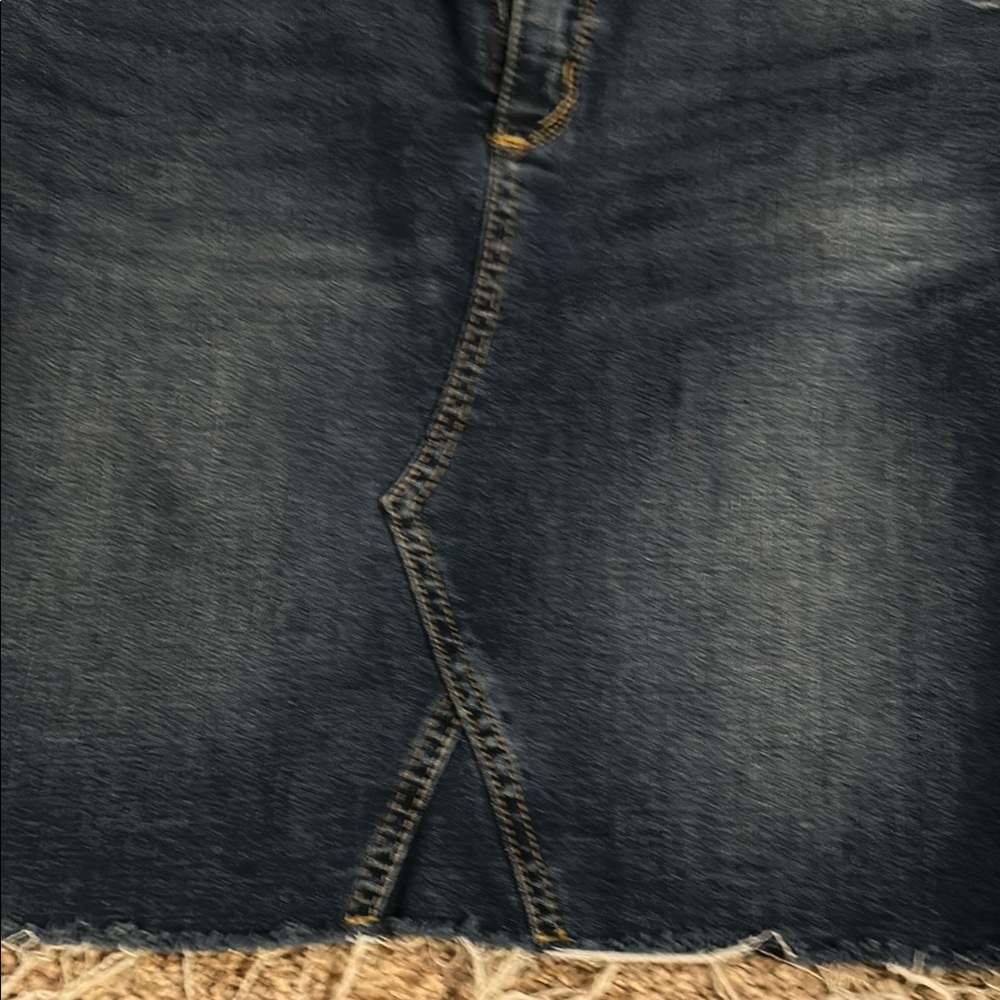 Universal Thread Blue Denim Pencil Skirt - Picture 2 of 4
